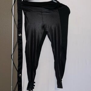 Cx j cute, sporty black legging with slits on the side